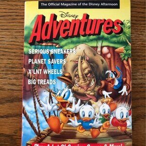 Disney Adventures Magazine, Fall edition 1990 Disney magazine, Disney Adventures
